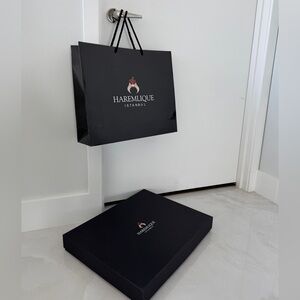 Rare Haremlique Istanbul Gift Box And Shopping Bag